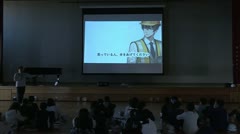 中佐都小学校で建設現場見学会・建設業体験会